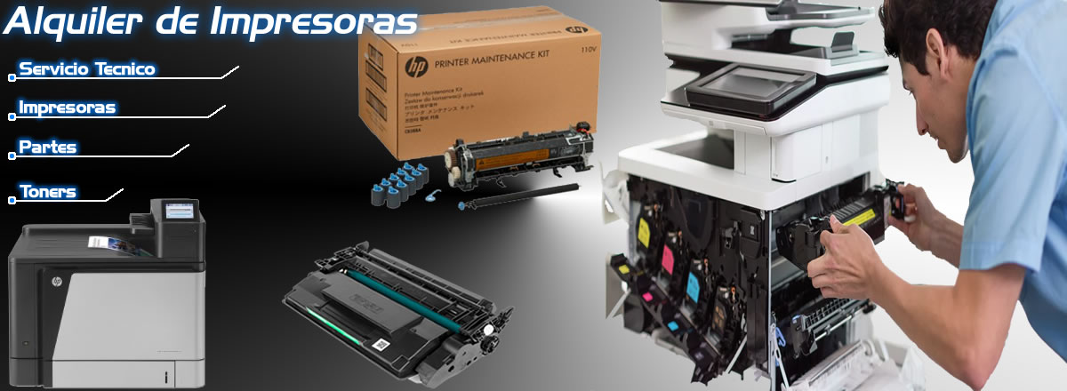 Alquiler Impresoras hp